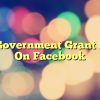 Usa Government Grant Scam On Facebook